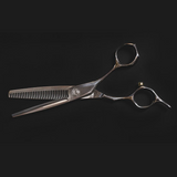 Forbici sfoltitrici aperte